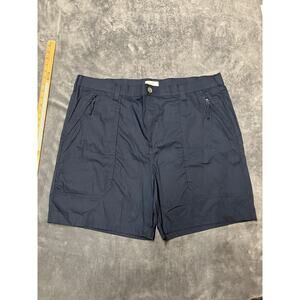 Croft & Borrow Zip Pocket Cargo Shorts Men’s 42 Navy Gorpcore Trail Hike Preppy